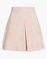 Rodebjer Beata checked slub woven mini skirt - Pink Pink