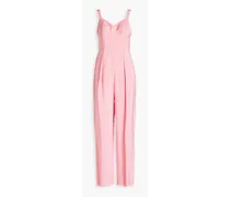 Pleated woven jumpsuit - Pink