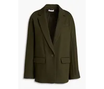 Stretch-cotton blazer - Green