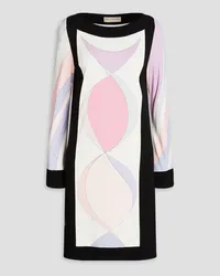 Emilio Pucci Printed jersey dress - White White