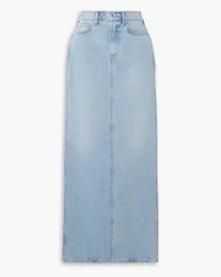 GRLFRND Amara denim maxi skirt - Blue Blue