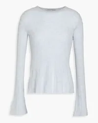 Autumn Cashmere Ribbed cashmere sweater - Blue Blue