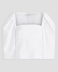 Vince Cropped cotton top - White White