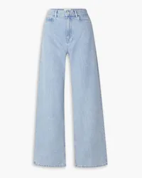 WANDLER Magnolia high-rise wide-leg jeans - Blue Blue