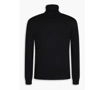 Wool turtleneck sweater - Black