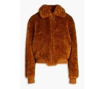 Faux fur jacket - Brown