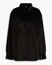 Totême Cotton-blend corduroy shirt - Black Black