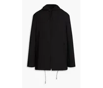 Twill hooded jacket - Black