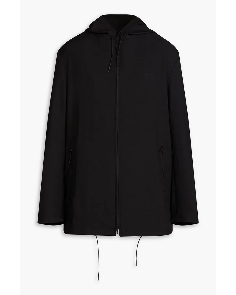 Y-3 Twill hooded jacket - Black Black