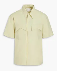 Jil Sander Cotton-poplin shirt - Yellow Yellow