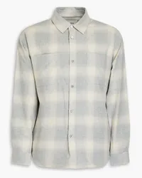 Frame Denim Checked cotton-flannel shirt - Gray Gray