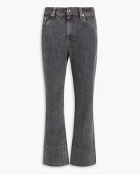 Brunello Cucinelli High-rise bootcut jeans - Gray Gray