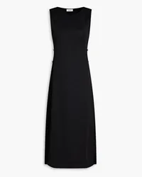 Sandro Embellished cutout jacquard midi dress - Black Black