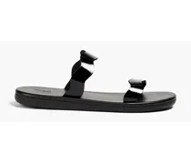 Kastos patent-leather sandals - Black