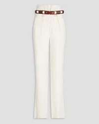 Giuliva Heritage Collection Geraldine linen straight-leg pants - White White