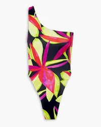 Louisa Ballou One-shoulder printed swimsuit - Green Green