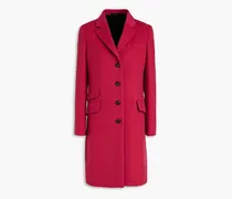 Wool and cashmere-blend coat - Red