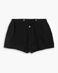 Dion Lee Parachute cotton-blend twill shorts - Black Black