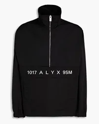 1017 ALYX 9SM Logo-print shell half-zip jacket - Black Black