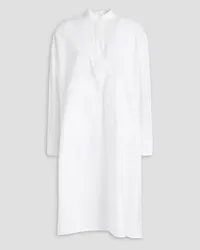 Maison Margiela Cotton-poplin shirt dress - White White