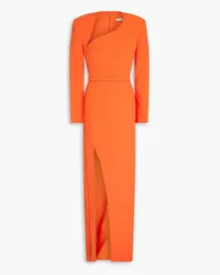 Safiyaa Ottavia crepe gown - Orange Orange