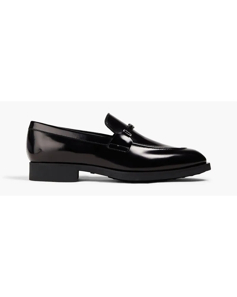 TOD'S Polished leather loafers - Black Black