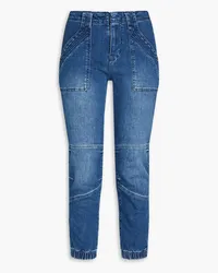 Frame Denim Cropped mid-rise slim-leg jeans - Blue Blue