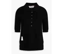 Cashmere polo sweater - Black