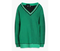 Nirvarna Louie ribbed cotton sweater - Green