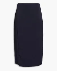 Theory Crinkled satin midi skirt - Blue Blue