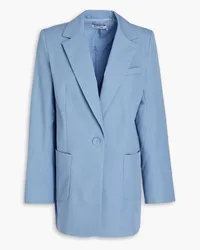 Anna Quan Cotton-blend twill blazer - Blue Blue