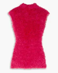 GAUCHERE Faux fur tank - Pink Pink