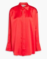 NICHOLAS Taja silk-satin blouse - Orange Orange