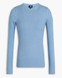 FUSALP Ribbed-knit sweater - Blue Blue