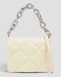 STAND Hestia quilted leather tote - White White