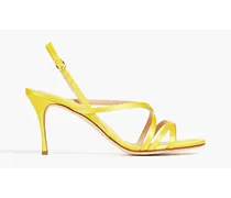 Bon Ton satin slingback sandals - Yellow