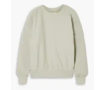 Cotton-fleece sweatshirt - Green