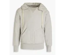 Mélange French cotton-terry sweatshirt - Gray