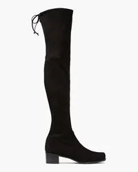 Stuart Weitzman Stretch-suede over-the-knee boots - Black Black