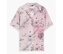 Printed crepe shirt - Pink