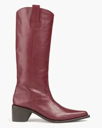 Simon Miller Bandi leather cowboy boots - Burgundy Burgundy