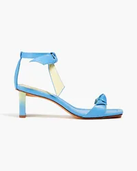 Alexandre Birman Clarita knotted leather sandals - Blue Blue