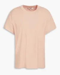 Vince Linen-blend T-shirt - Pink Pink