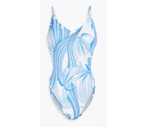 Bora Bora printed swimsuit - Blue