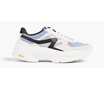RB Legacy Runner mesh, suede and leather sneakers - Blue