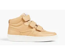 Retro Court leather high-top sneakers - Neutral