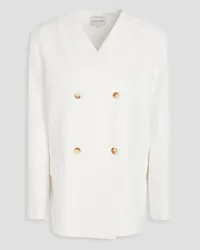 Loulou Studio Jalca double-breasted twill blazer - White White