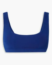 Jason Wu Ribbed stretch-knit bra top - Blue Blue