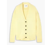 Cashmere-blend cardigan - Yellow