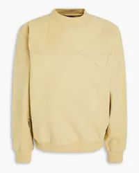 Jacquemus Fio embroidered cotton-fleece sweatshirt - Neutral Neutral